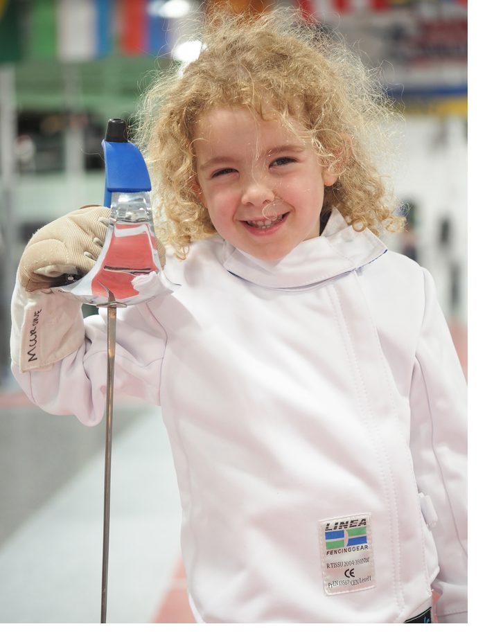 Young fencer at Nova